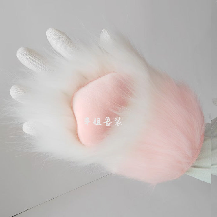 24 colors Furry Half Claw Color Matching Furry Claw
