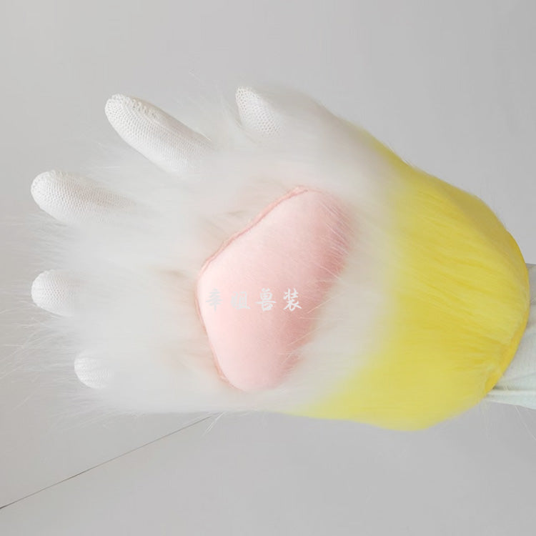24 colors Furry Half Claw Color Matching Furry Claw