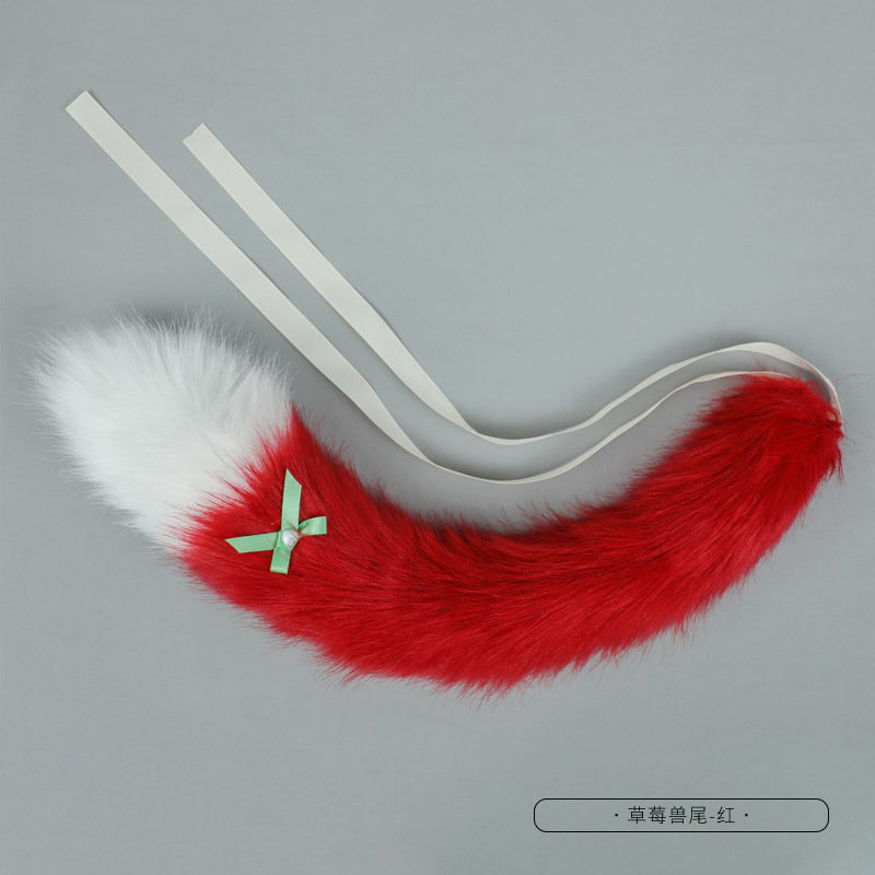 Handmade cosplay cat ears and tail