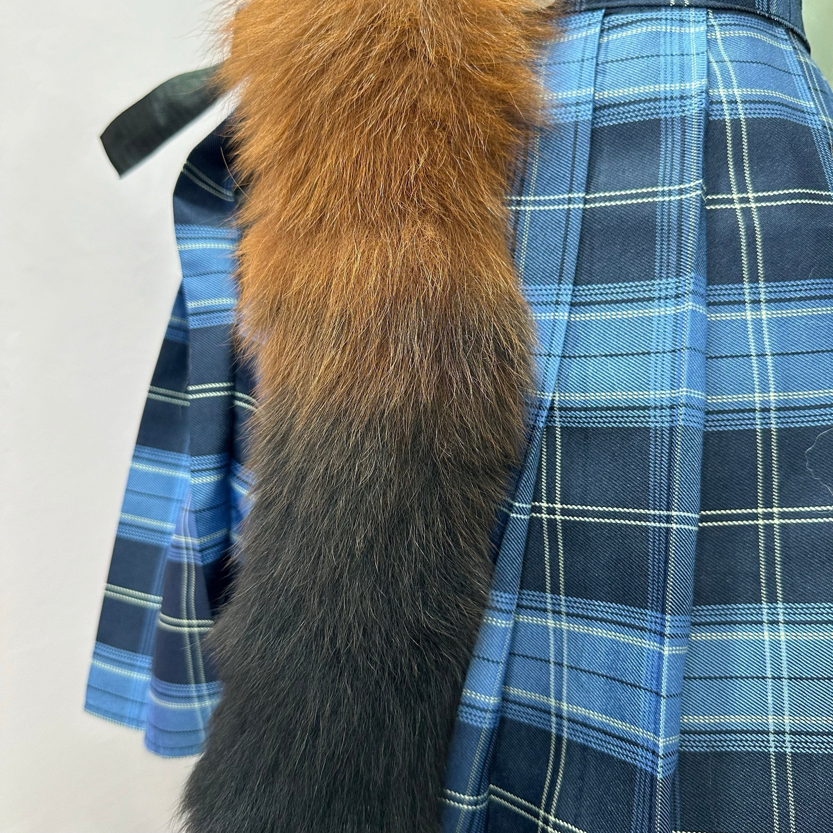 Orange cat tail two-dimensional comic exhibition cos cat tail