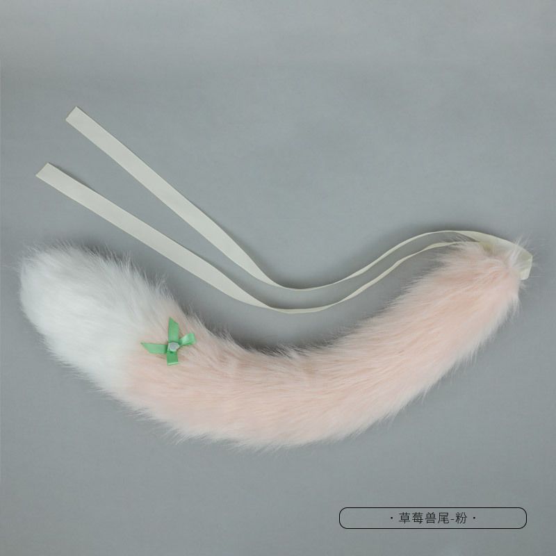 Handmade cosplay cat ears and tail