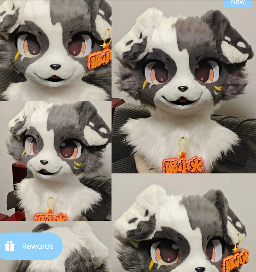 [ Deposit ] - [Puppy] Gray fold ear puppy Kemono Fursuits Stock