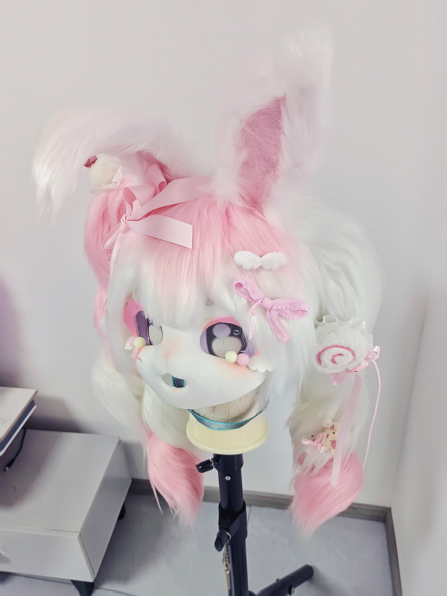 [Bunny] Pink and white bunny cake Kig Fursuits Stock