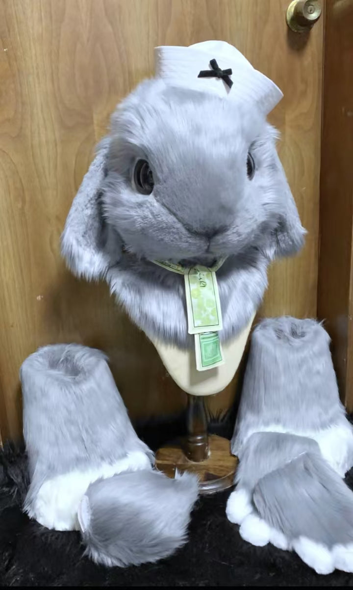 [Rabbit] Full Set Navy bunny kemono fursuits stock
