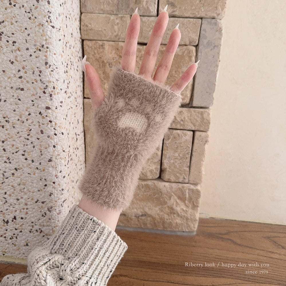 Faux mink, cat paw, furry