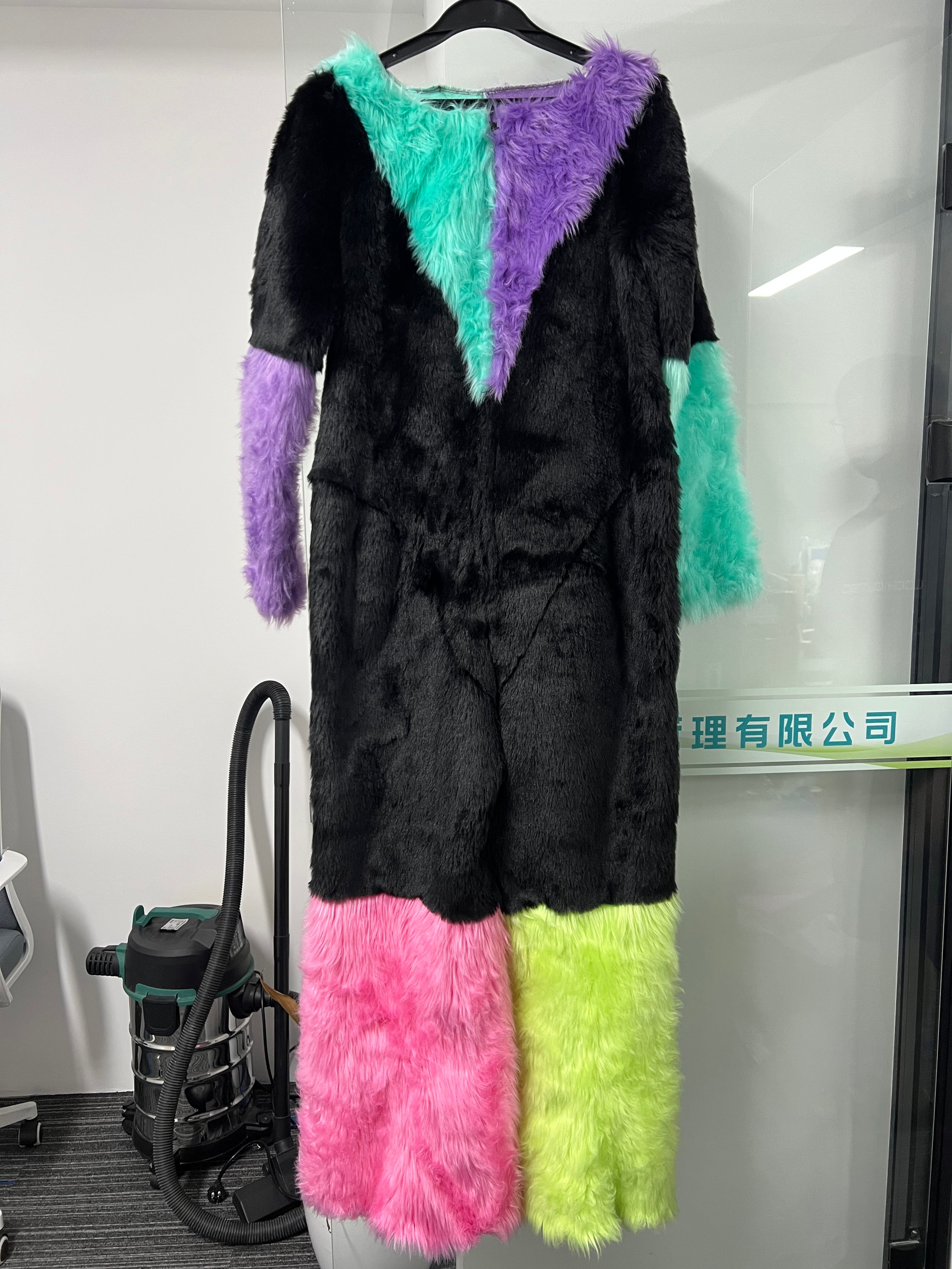 Colorblock Little Wolf Kemono Fursuit(Head+body+handpaws+neck)