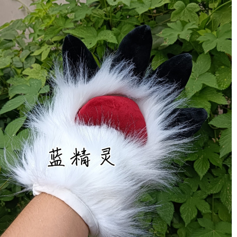 Cosplay plush furry costume parts