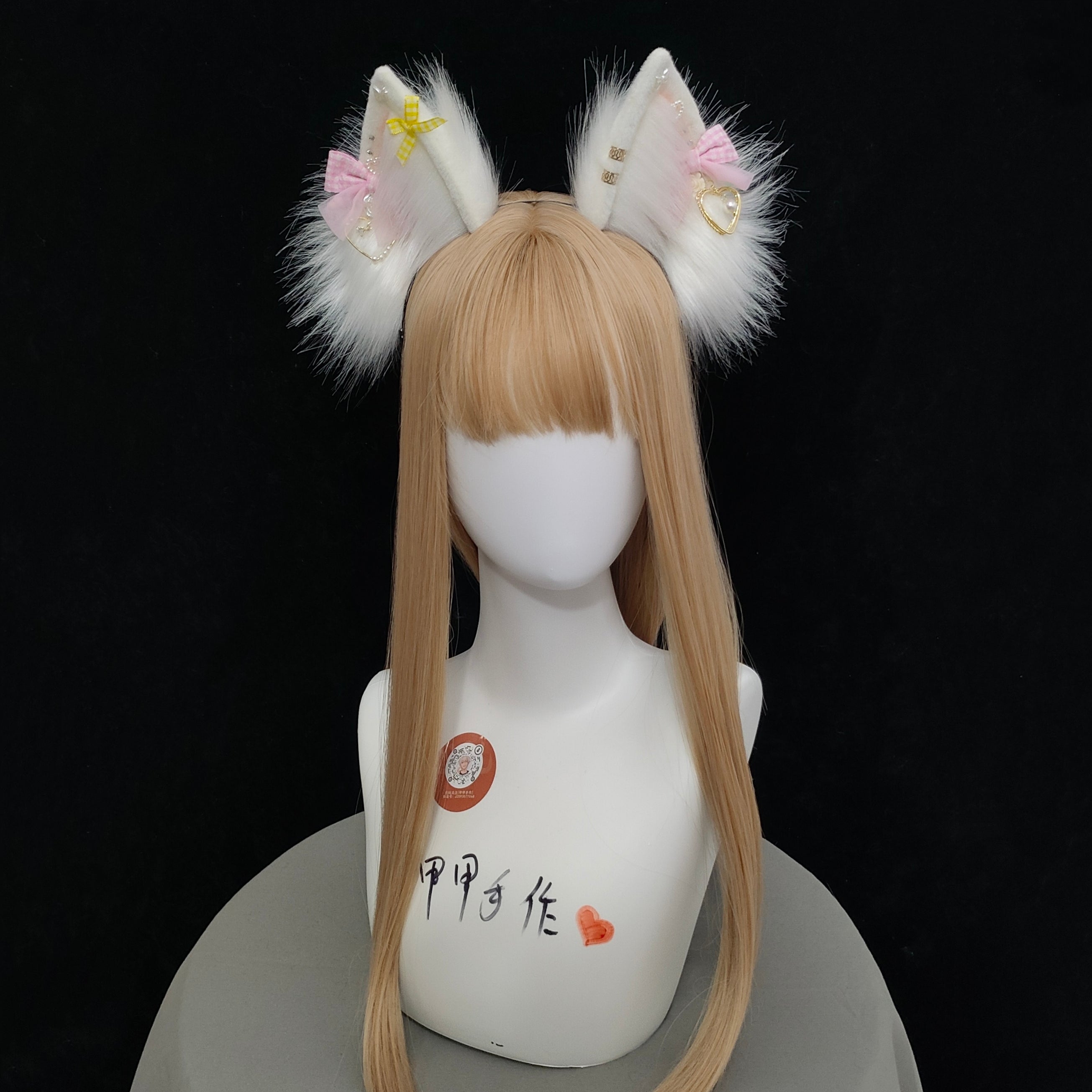 Handmade simulated animal ears bow cute lolita