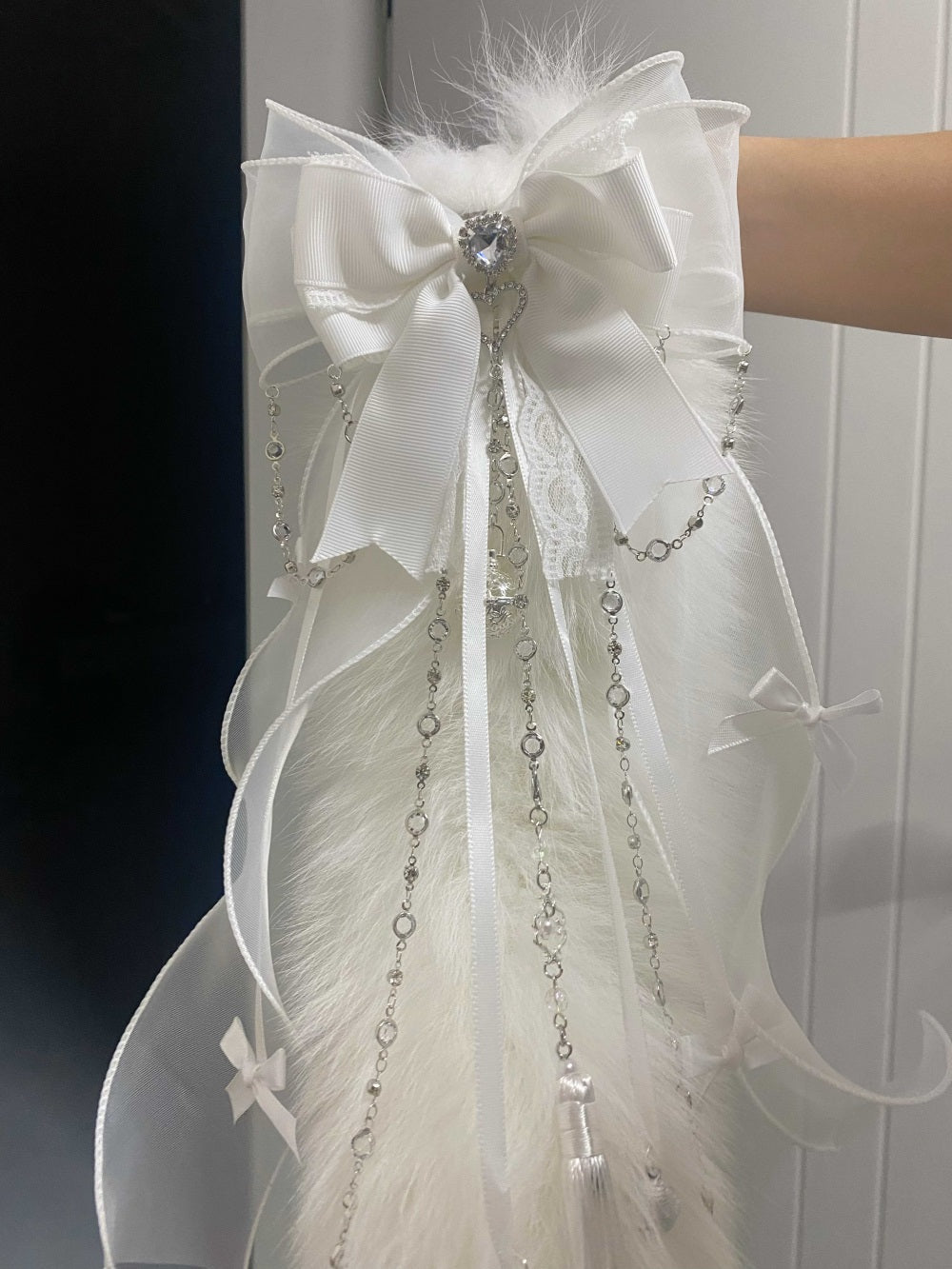 Original electric tail DIY handmade custom luminous bell