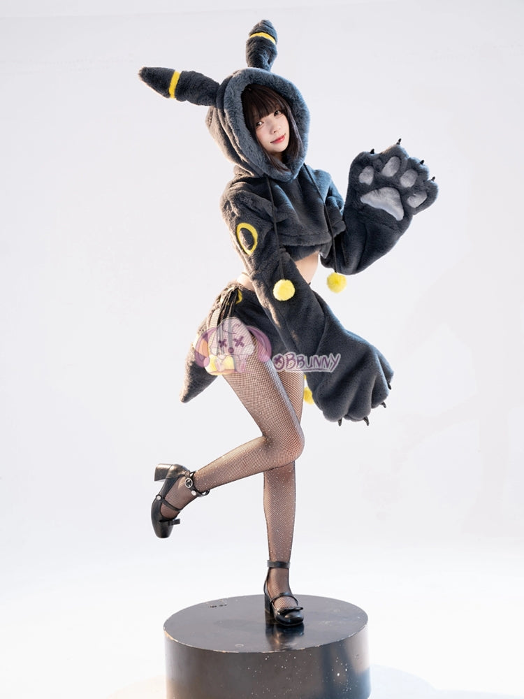 Cute claws little bee/moon eevee cute plush ball suit cosplay costume
