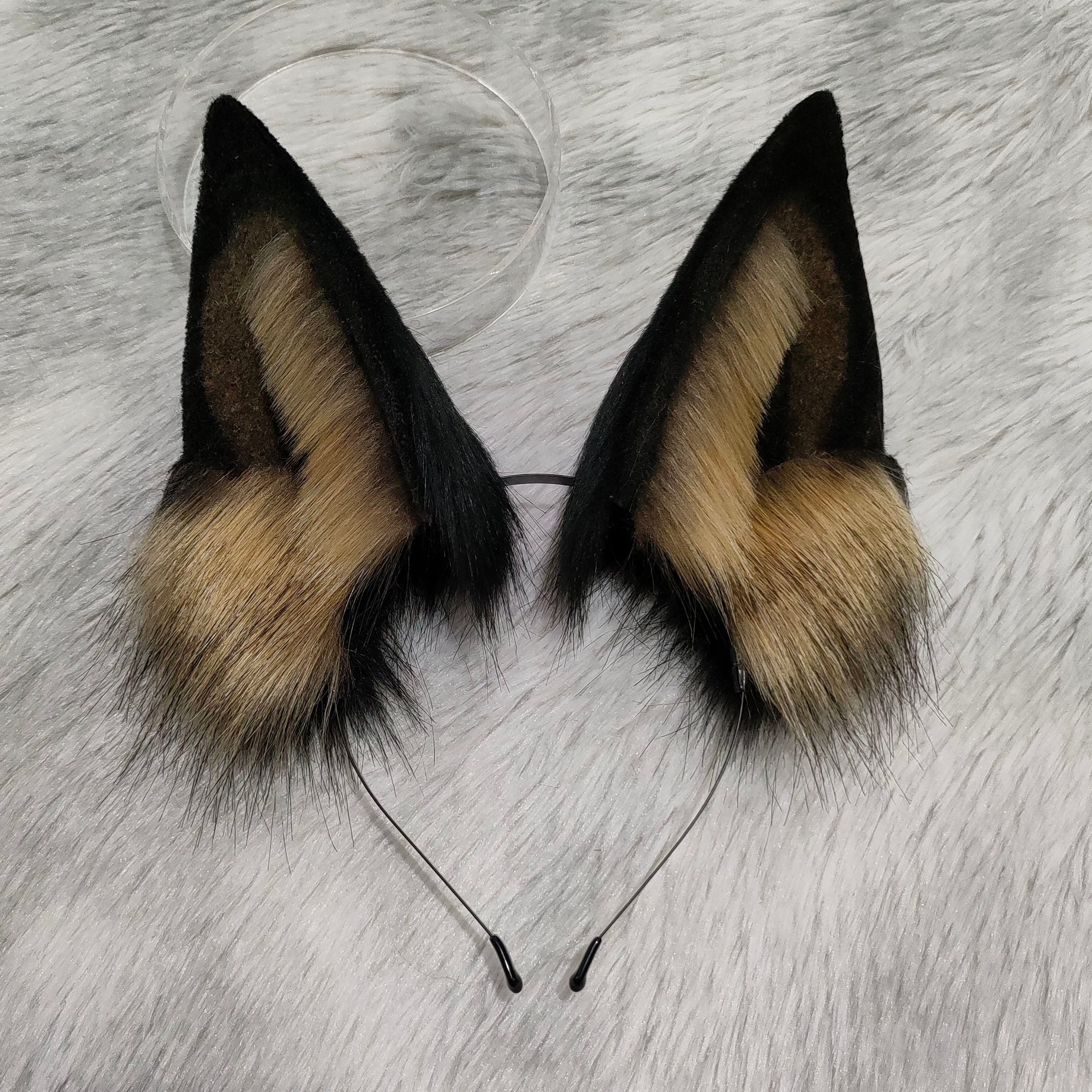 Wolf ears and wolf tail cosplay headband