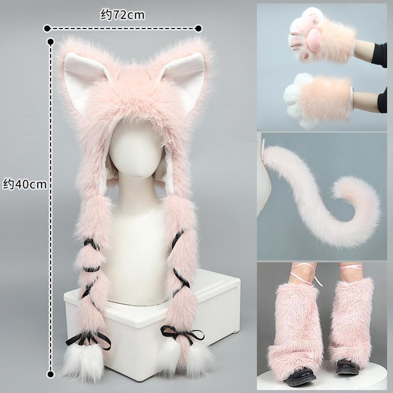 Cosplay props plush paw cat furry suit