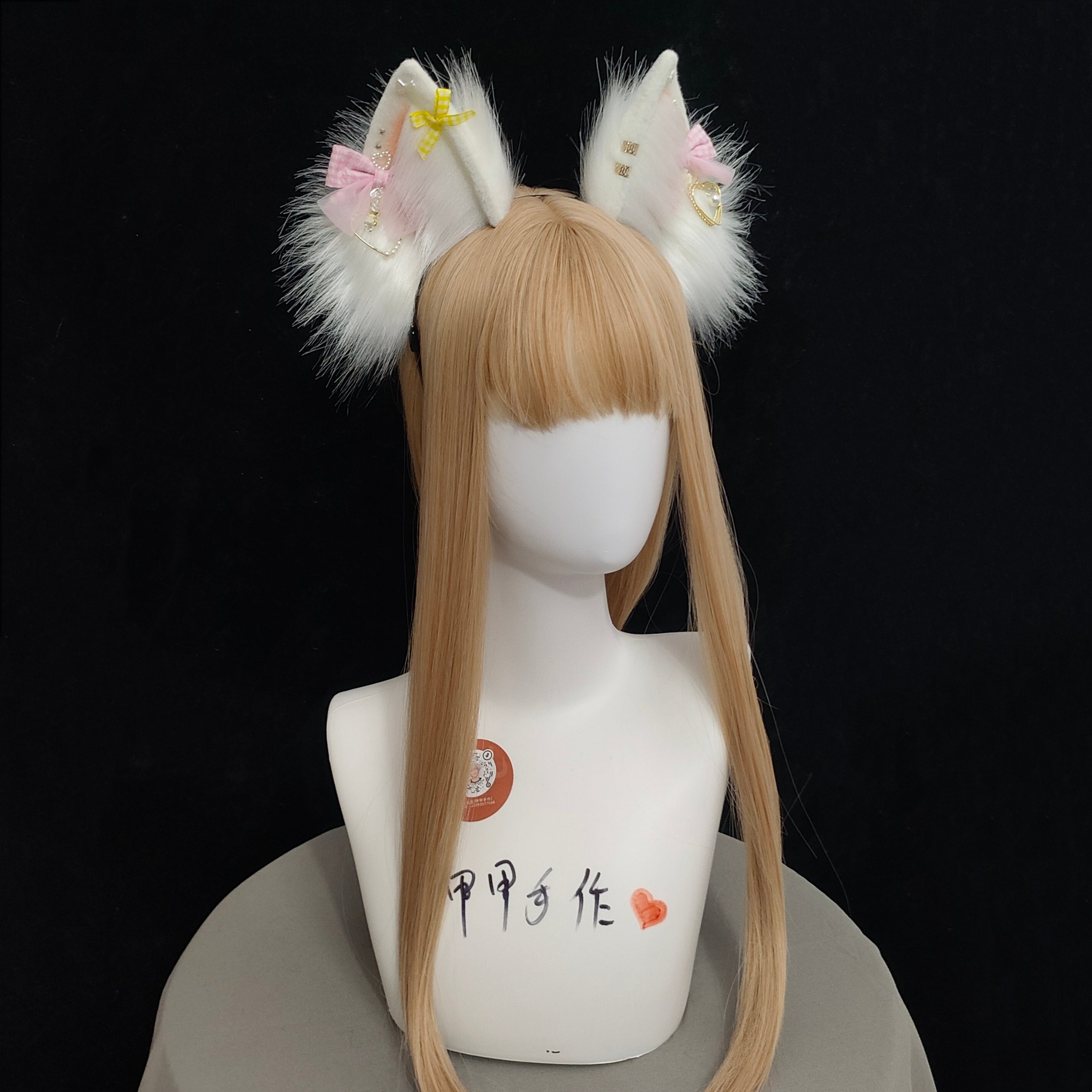 Handmade simulated animal ears bow cute lolita