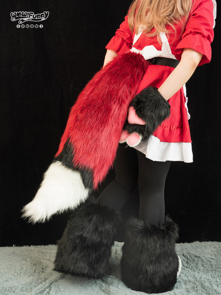 Handmade cartoon fursuit tail