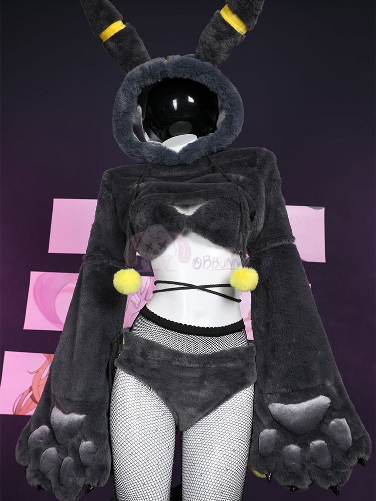 Cute claws little bee/moon eevee cute plush ball suit cosplay costume