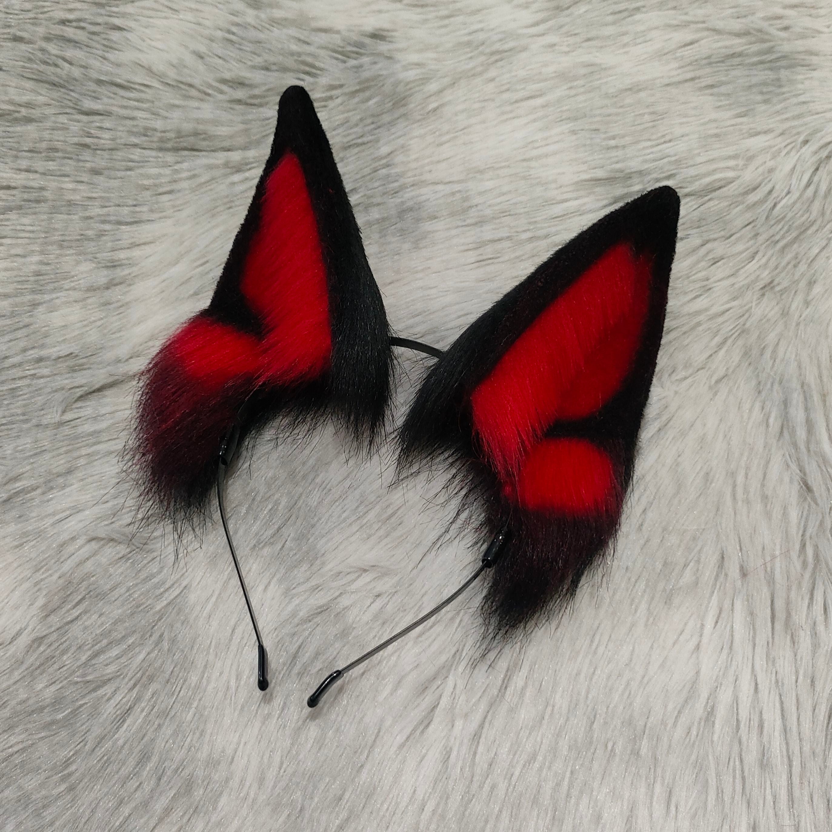 Handmade cosplay German Shepherd Hellhound ears and tail