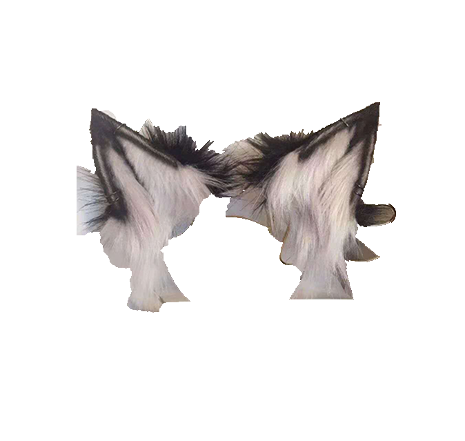 Plush wolf ears KC custom furry animal ears
