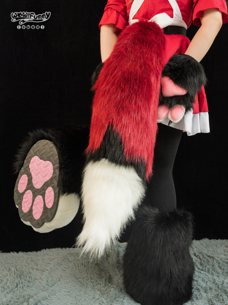 Handmade cartoon fursuit tail