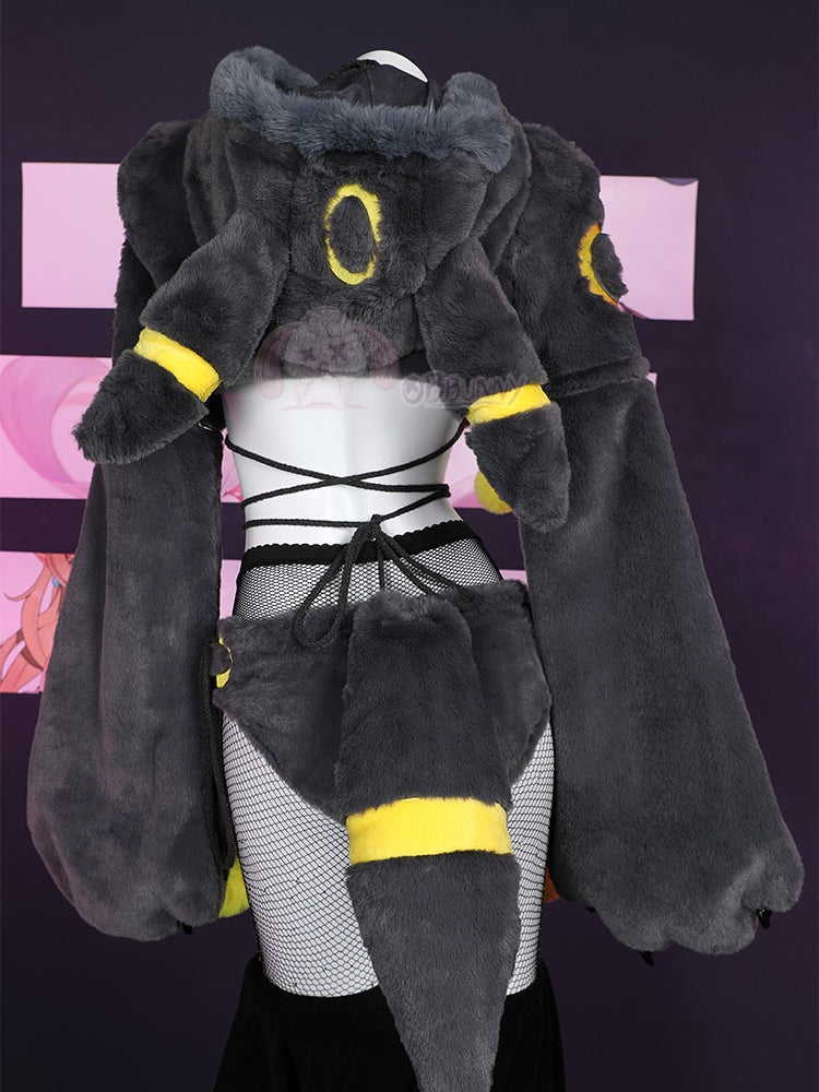 Cute claws little bee/moon eevee cute plush ball suit cosplay costume