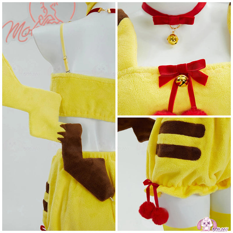 cos dream pikachu split plush