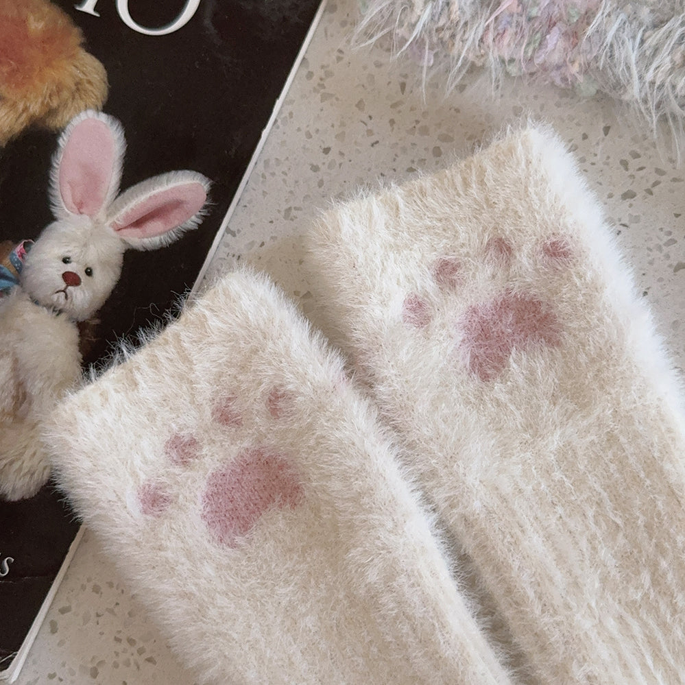Faux mink, cat paw, furry