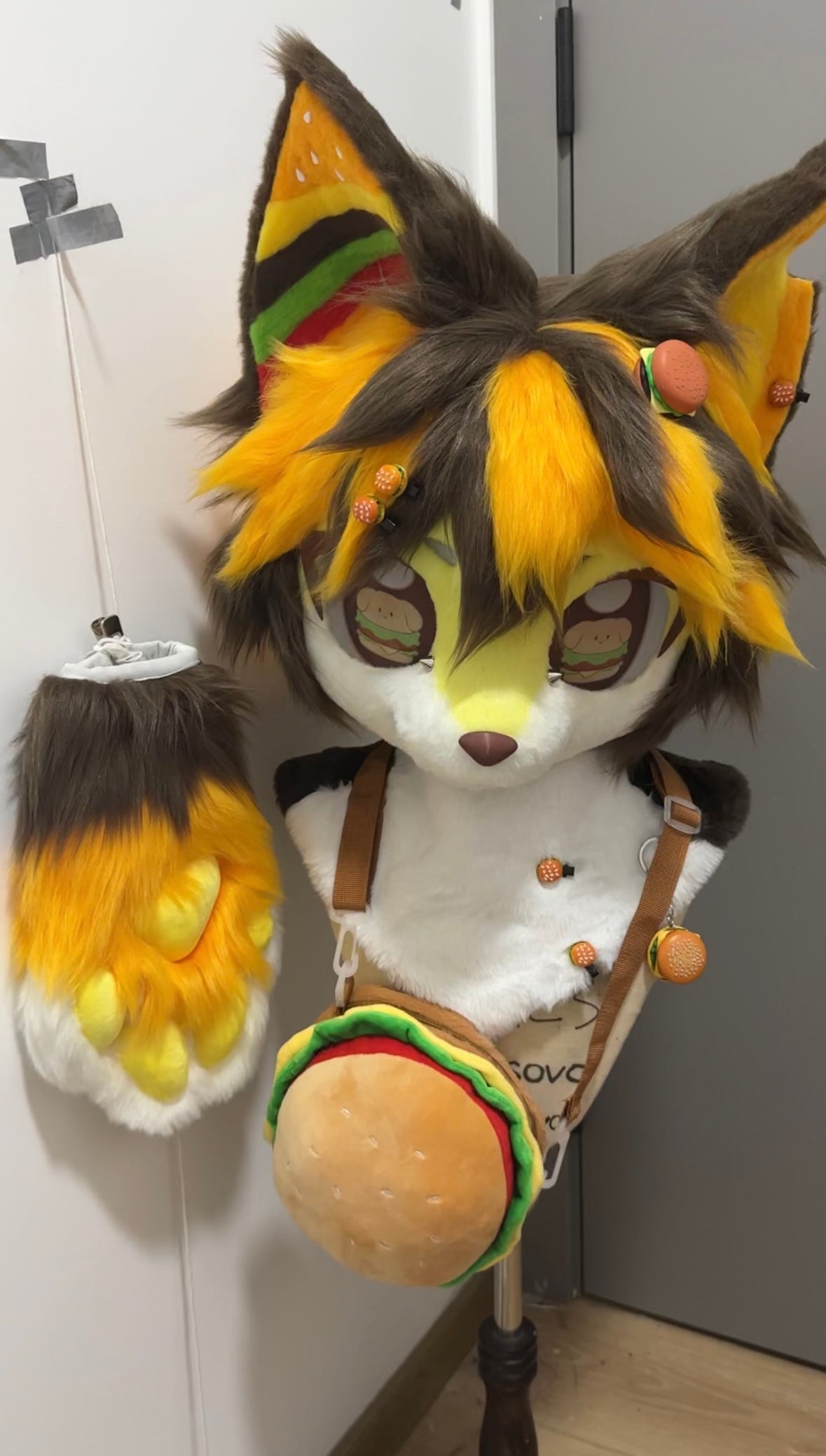 [Puppy] Corgi Hamburger Puppy Kemono Fursuits Stock（Gift Handpaws）