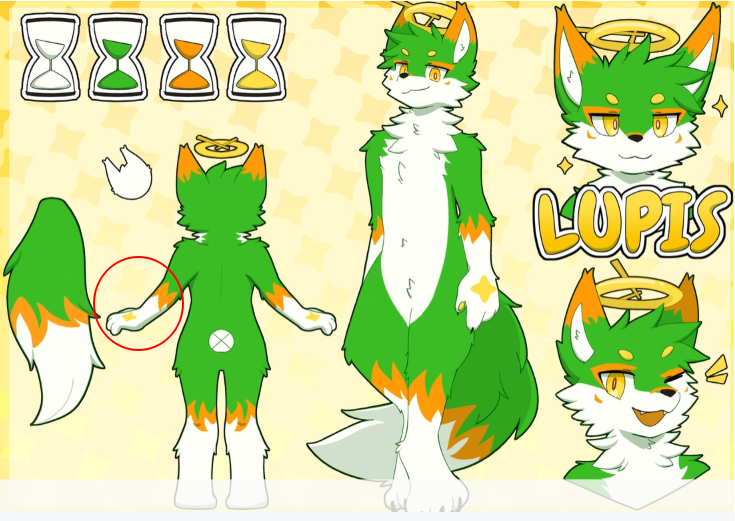 Commission-handpaws+tail Lupis