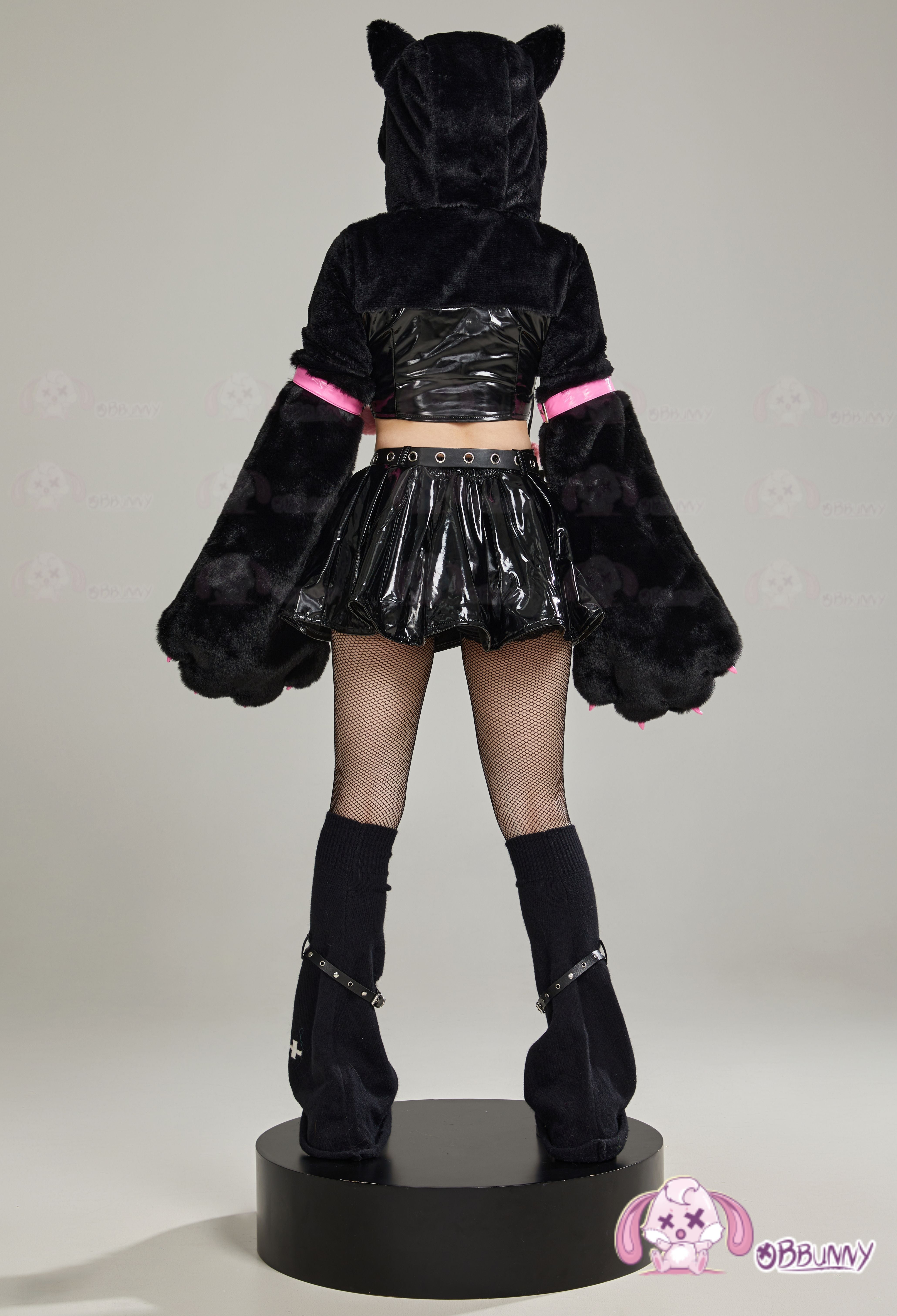 Black cat cosplay JK short skirt sailor style
