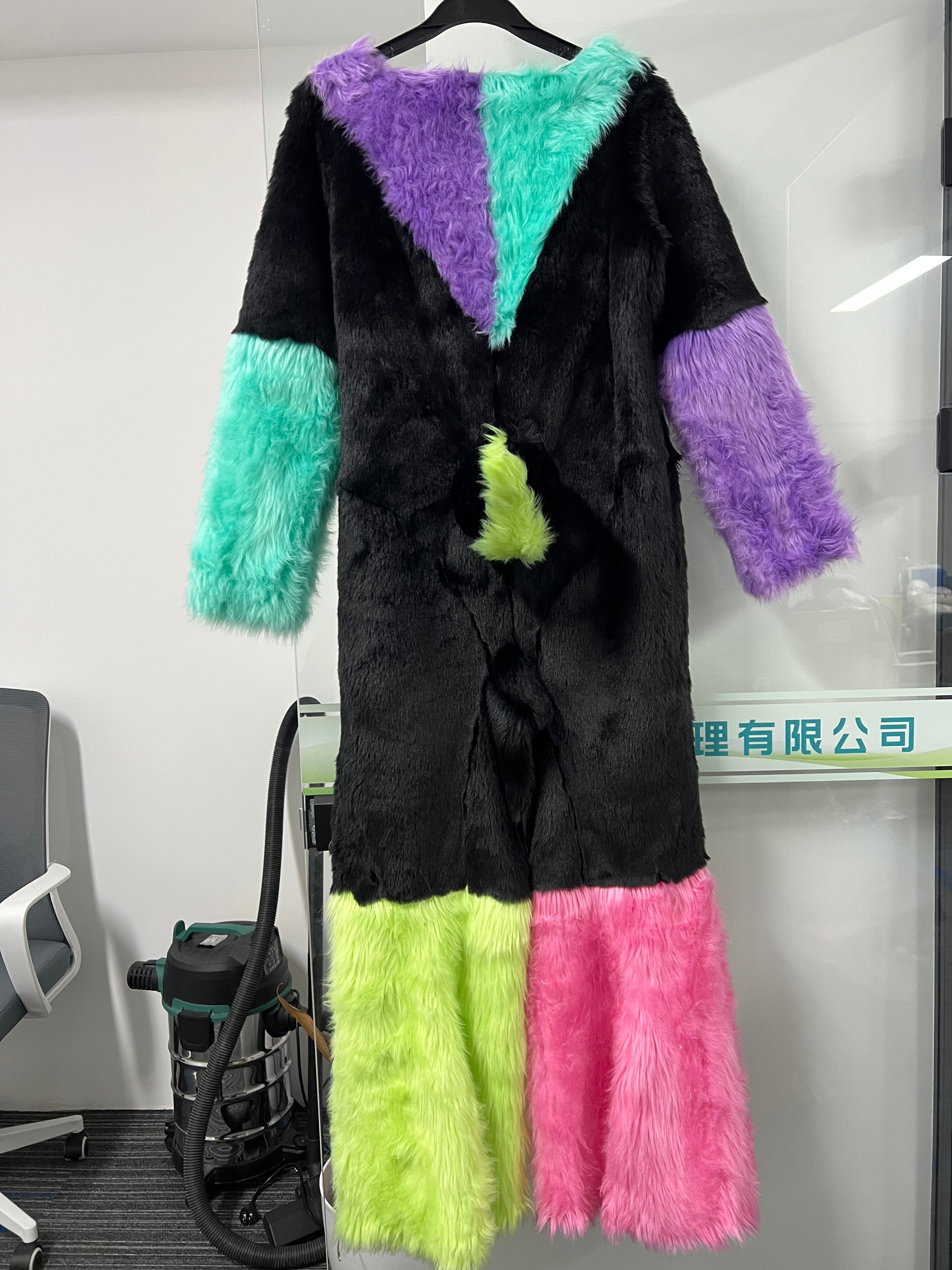 Colorblock Little Wolf Kemono Fursuit(Head+body+handpaws+neck)