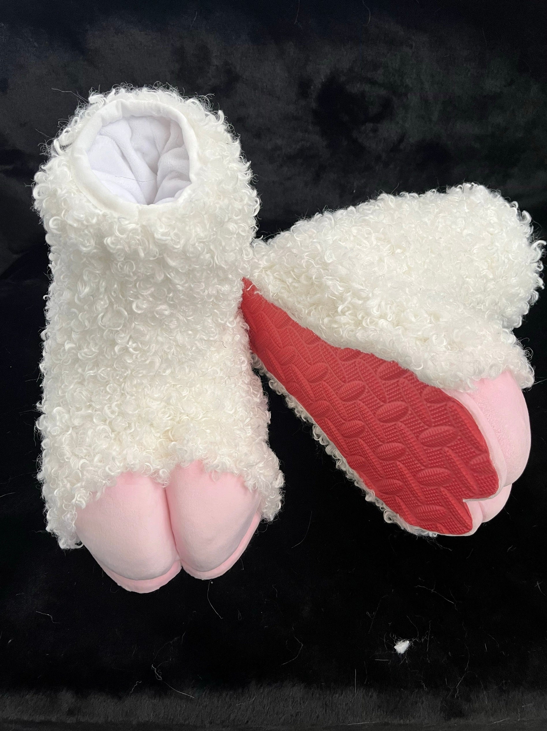 Furry lamb hoof outdoor hoof in stock
