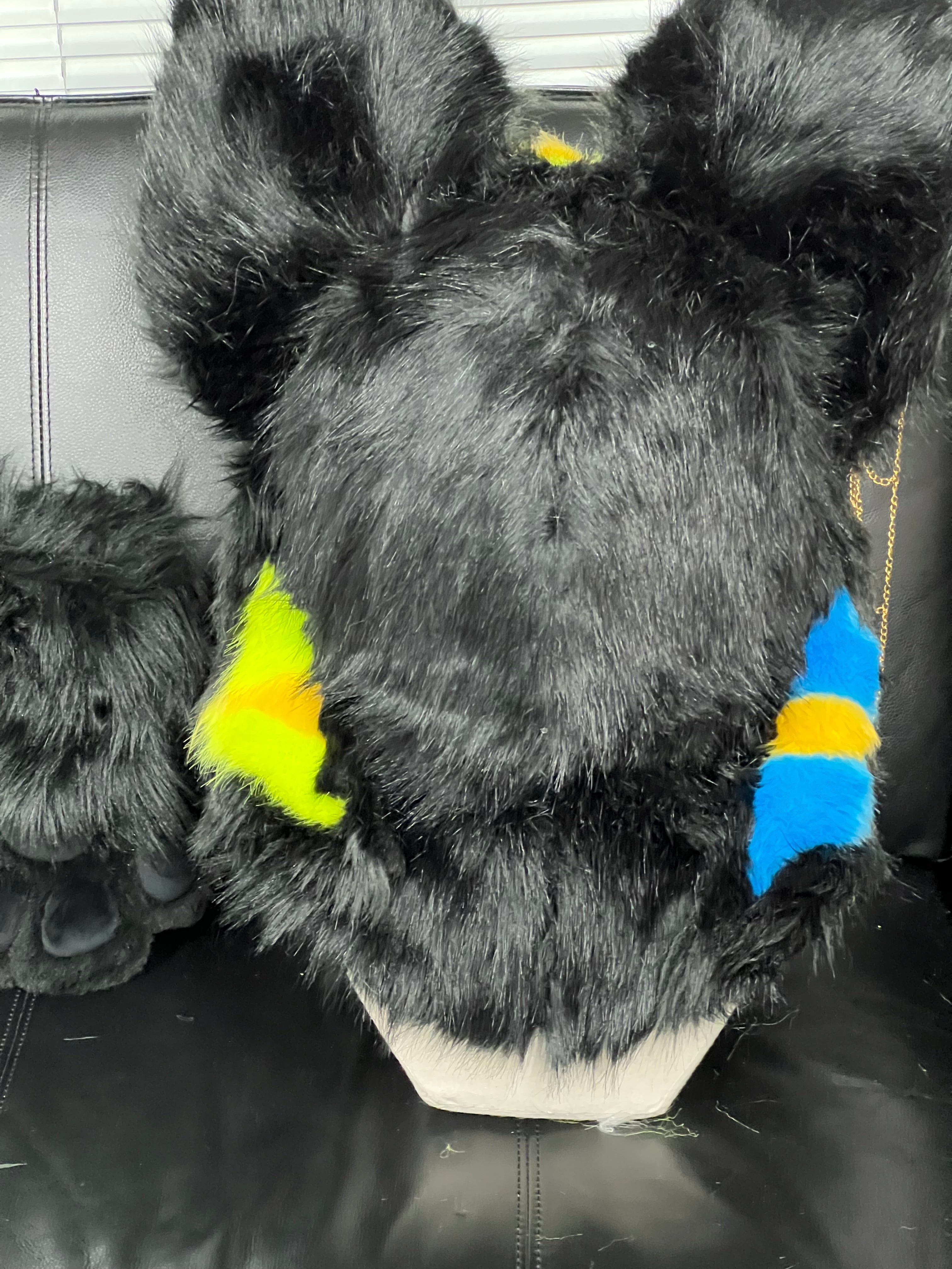Colorblock Little Wolf Kemono Fursuit(Head+body+handpaws+neck)