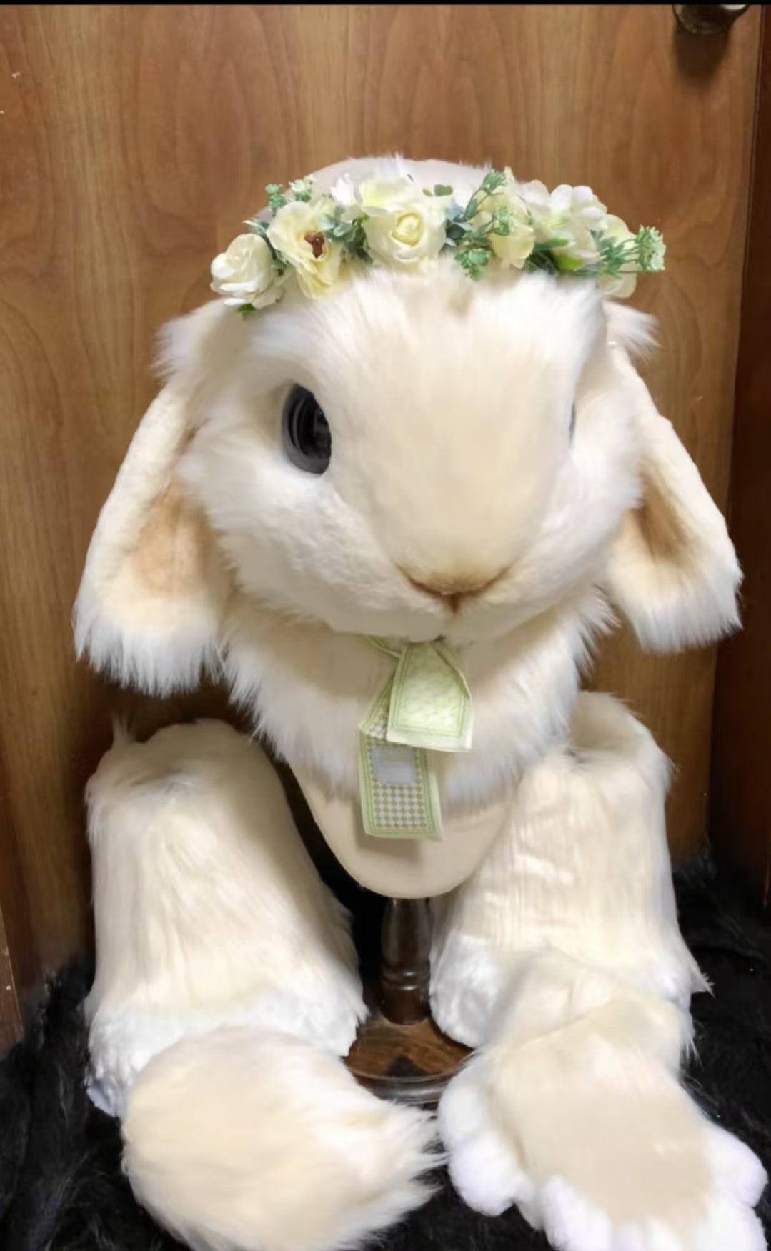 [Rabbit] Full Set Bunny with wreath kemono fursuits stock