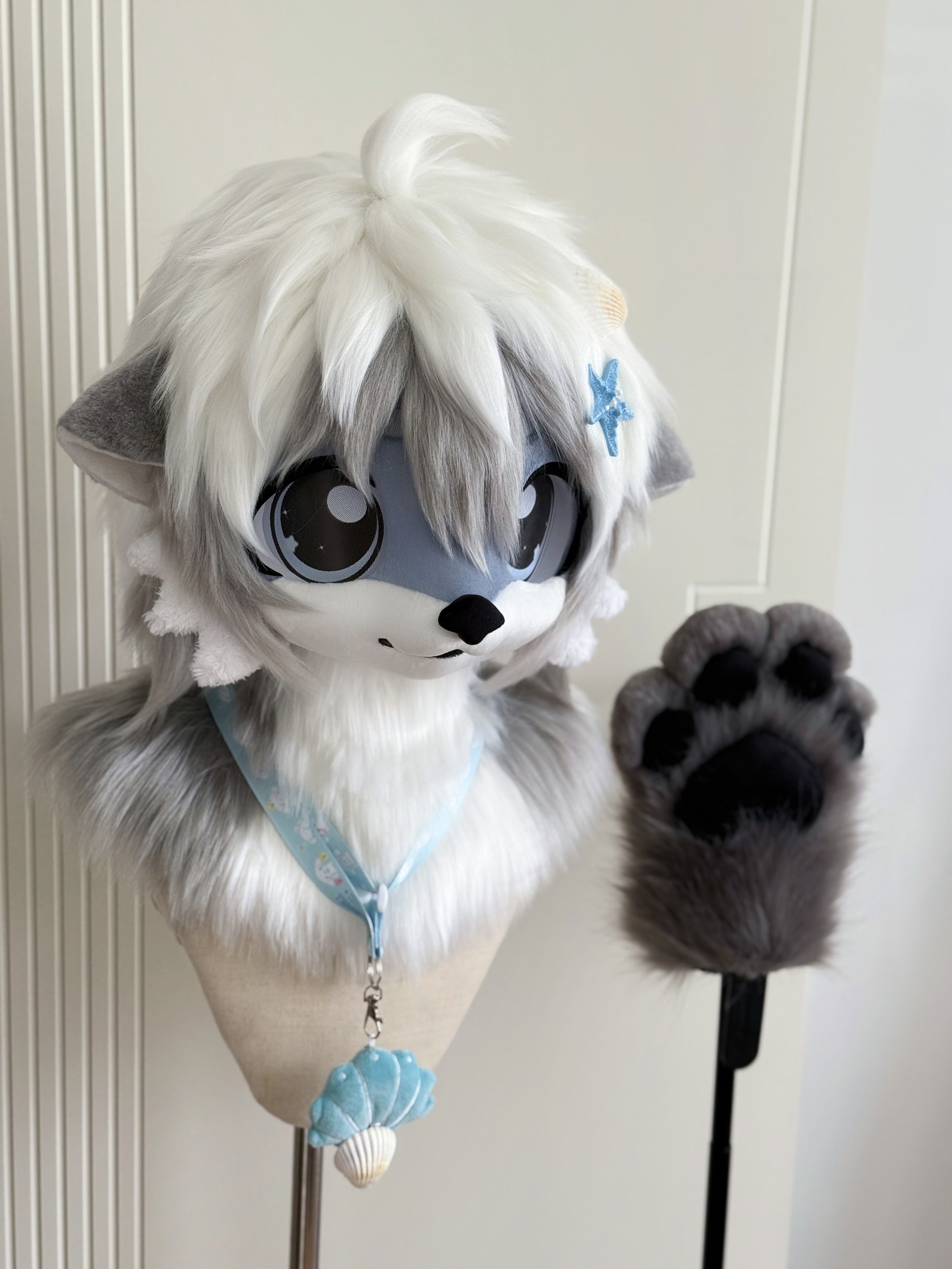 Baby Sea Otter Kemono Fursuit Head (Gift Handpaws)