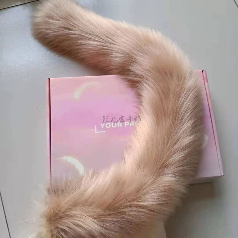 Cat girl suit handmade animal tail cat ears