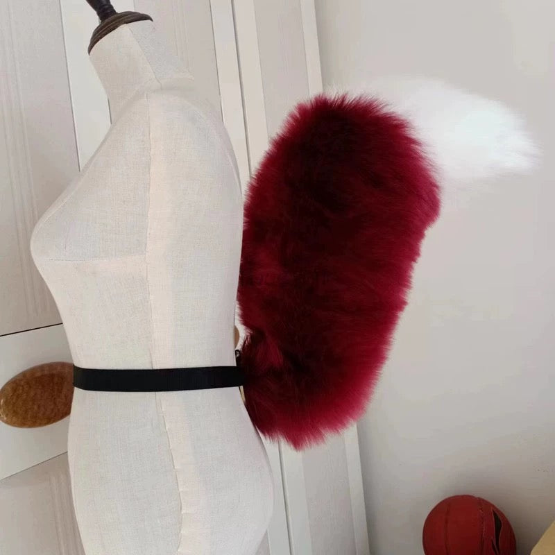 Animal ears and tail Lingna Belle fox tail cosplay