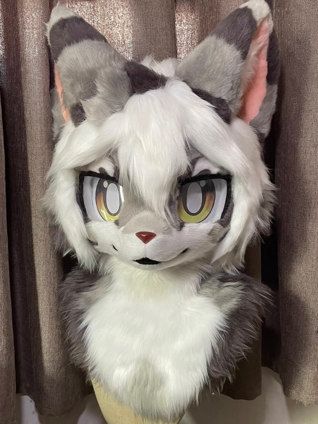 Maine Coon Kitten Kemono Head Fursuit