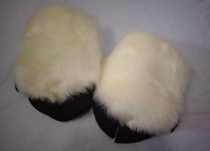 New version short black and white sheep's hoof