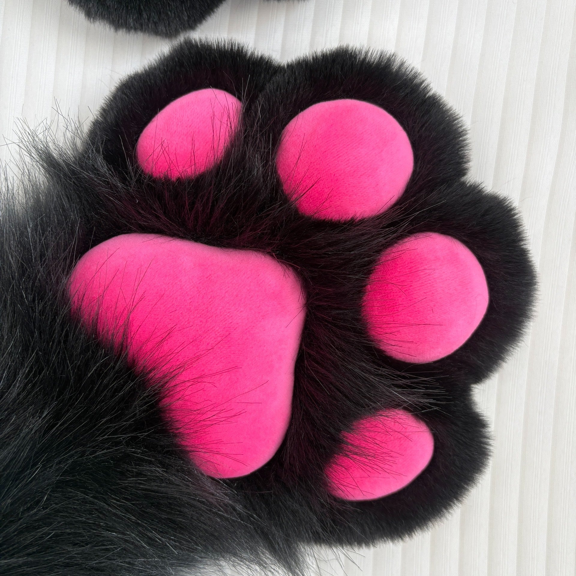 Black and pink color matching claw
