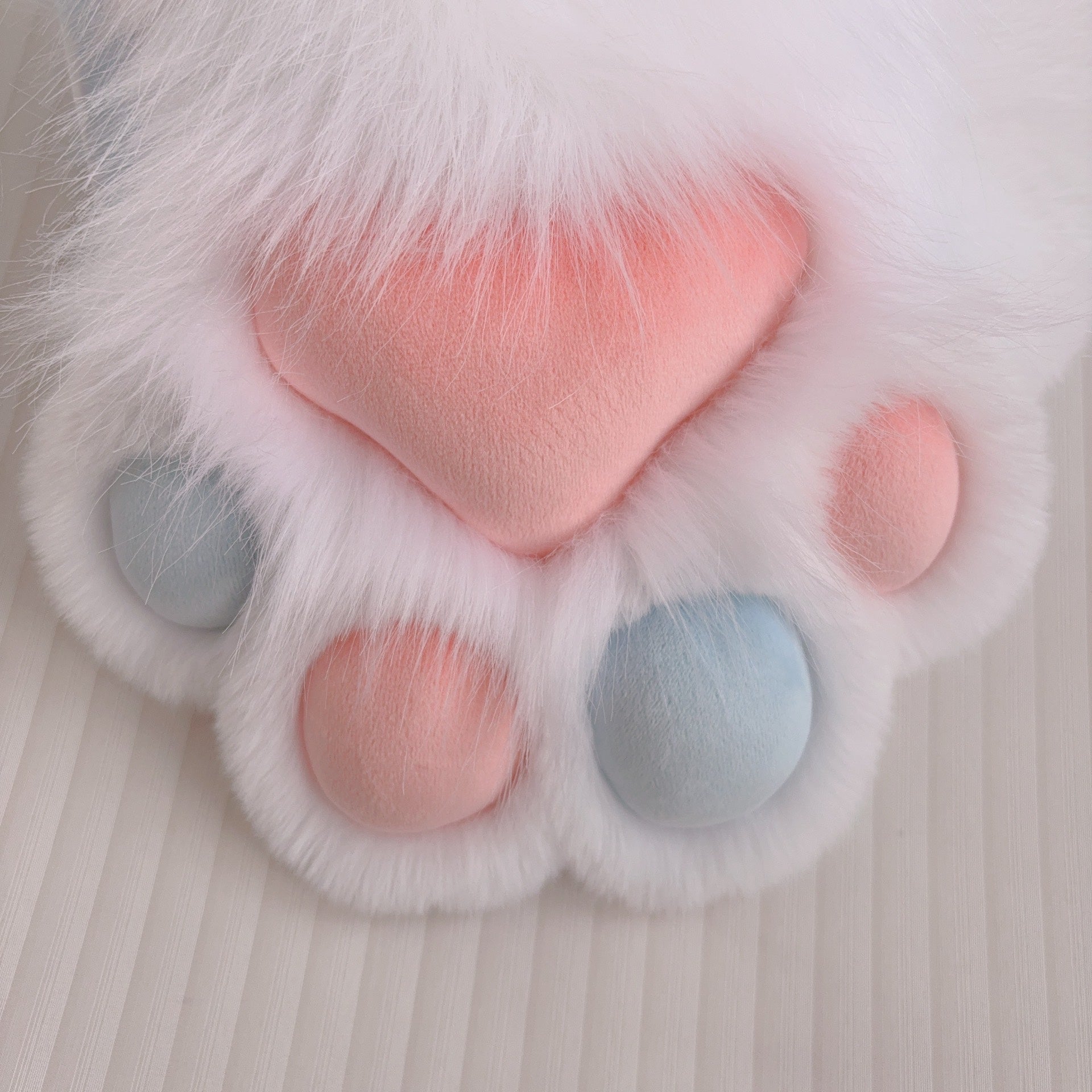 Powder blue gradient claw matching claw