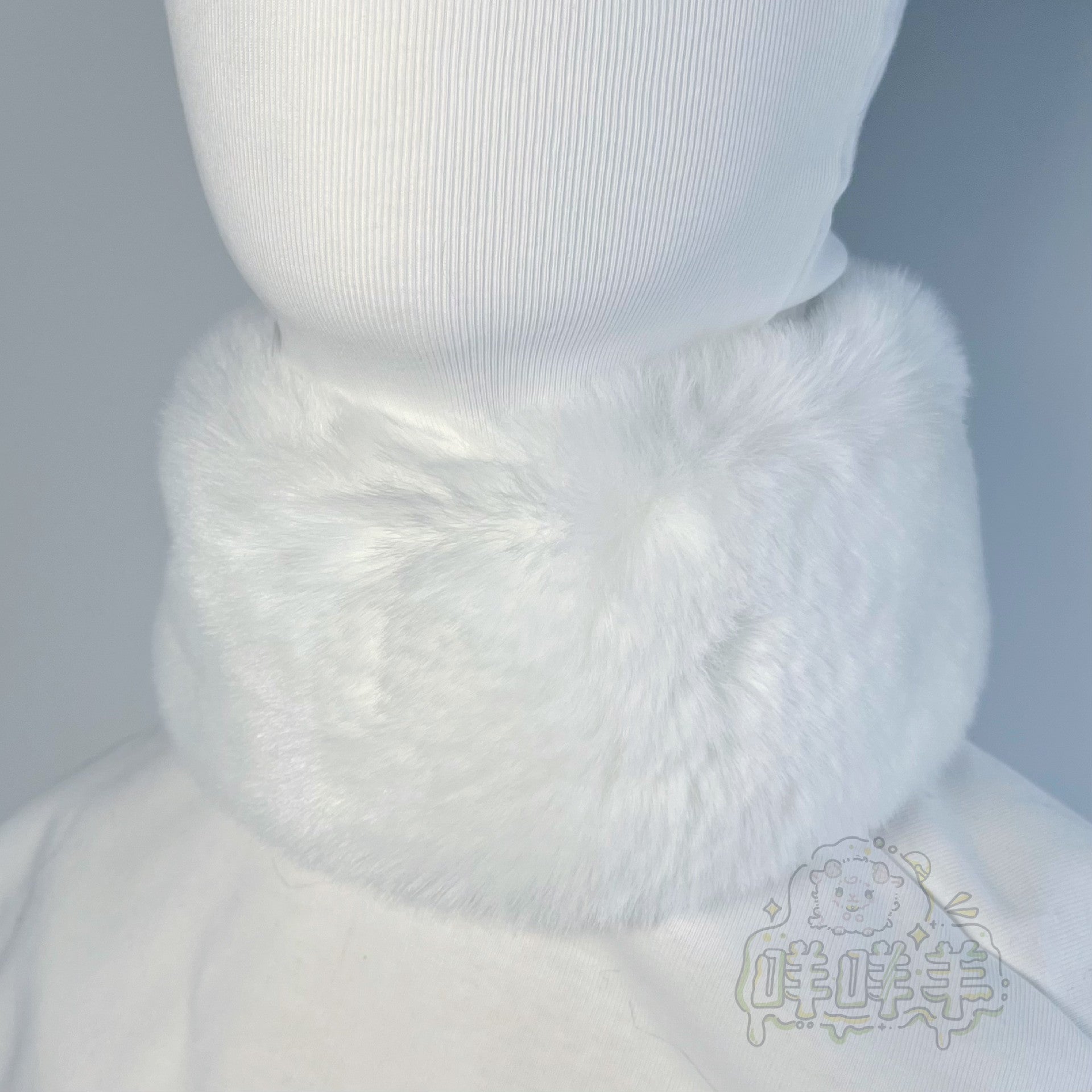 Furry neck collar fur collar small claw neck collar
