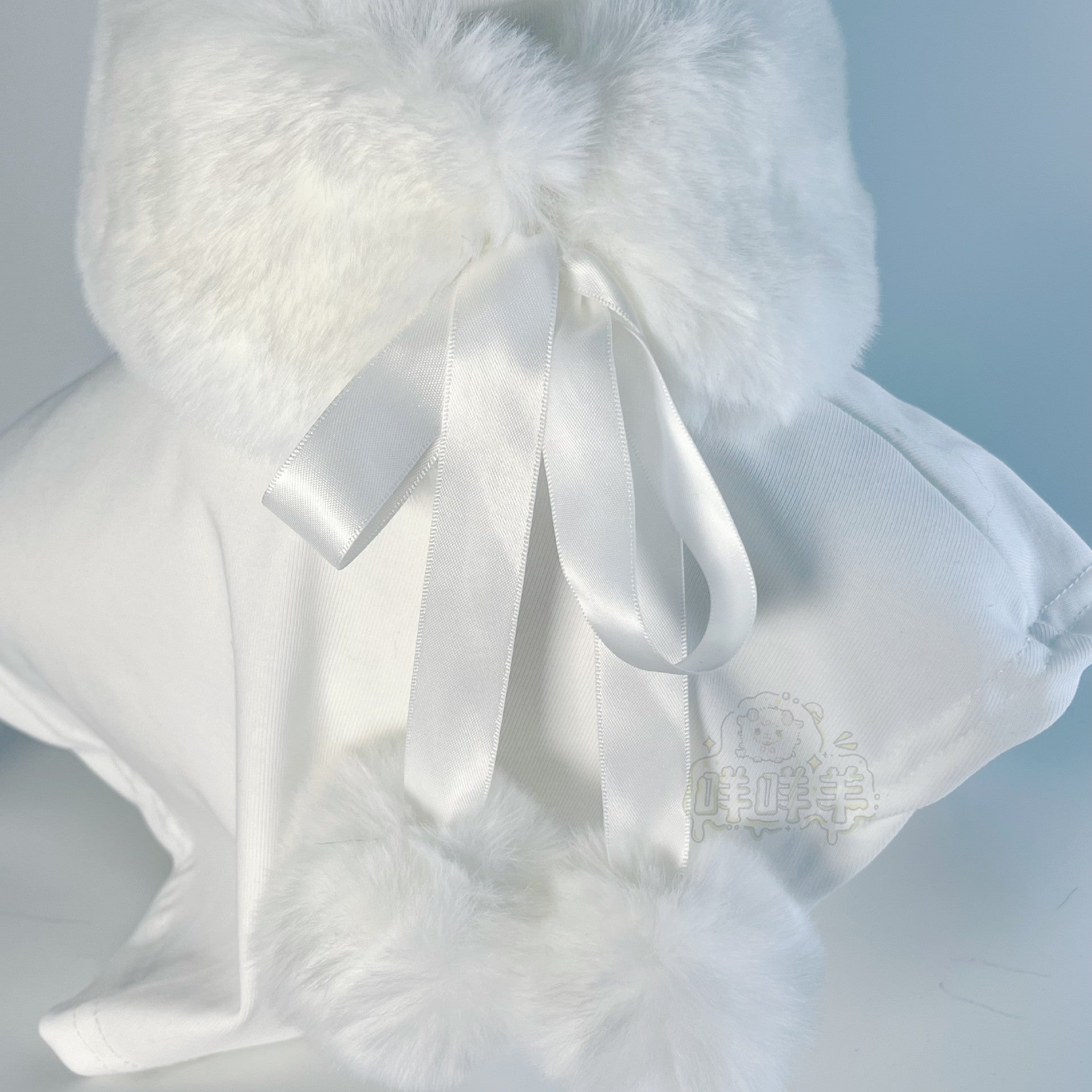 Furry neck collar fur collar small claw neck collar