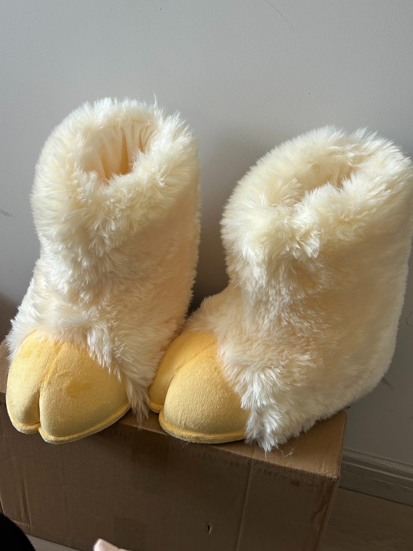 Yellow sheep's hoof