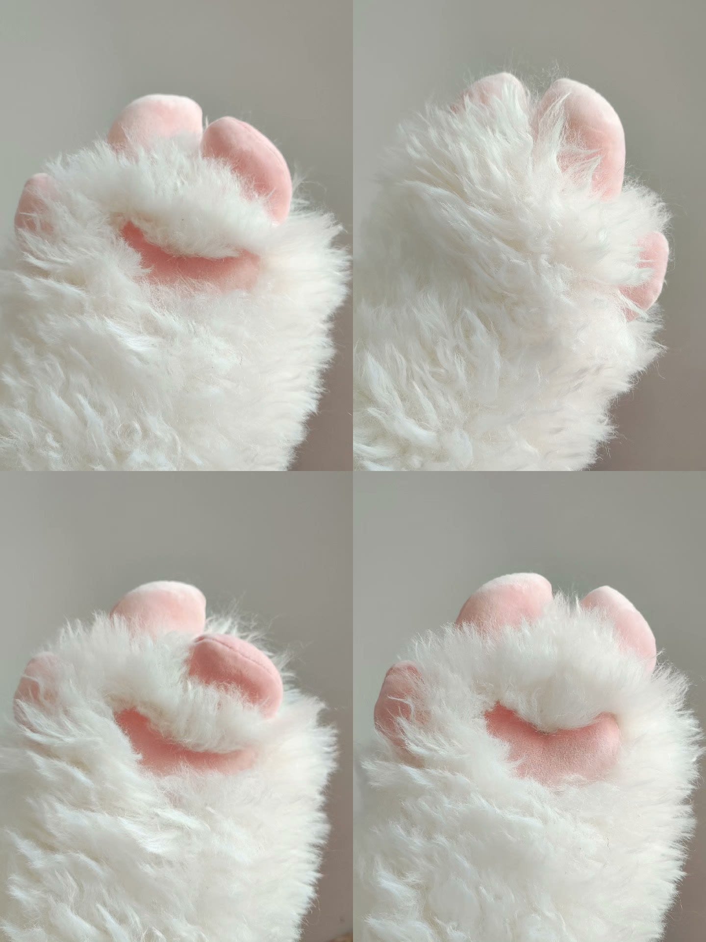 Animal claws light blue lamb