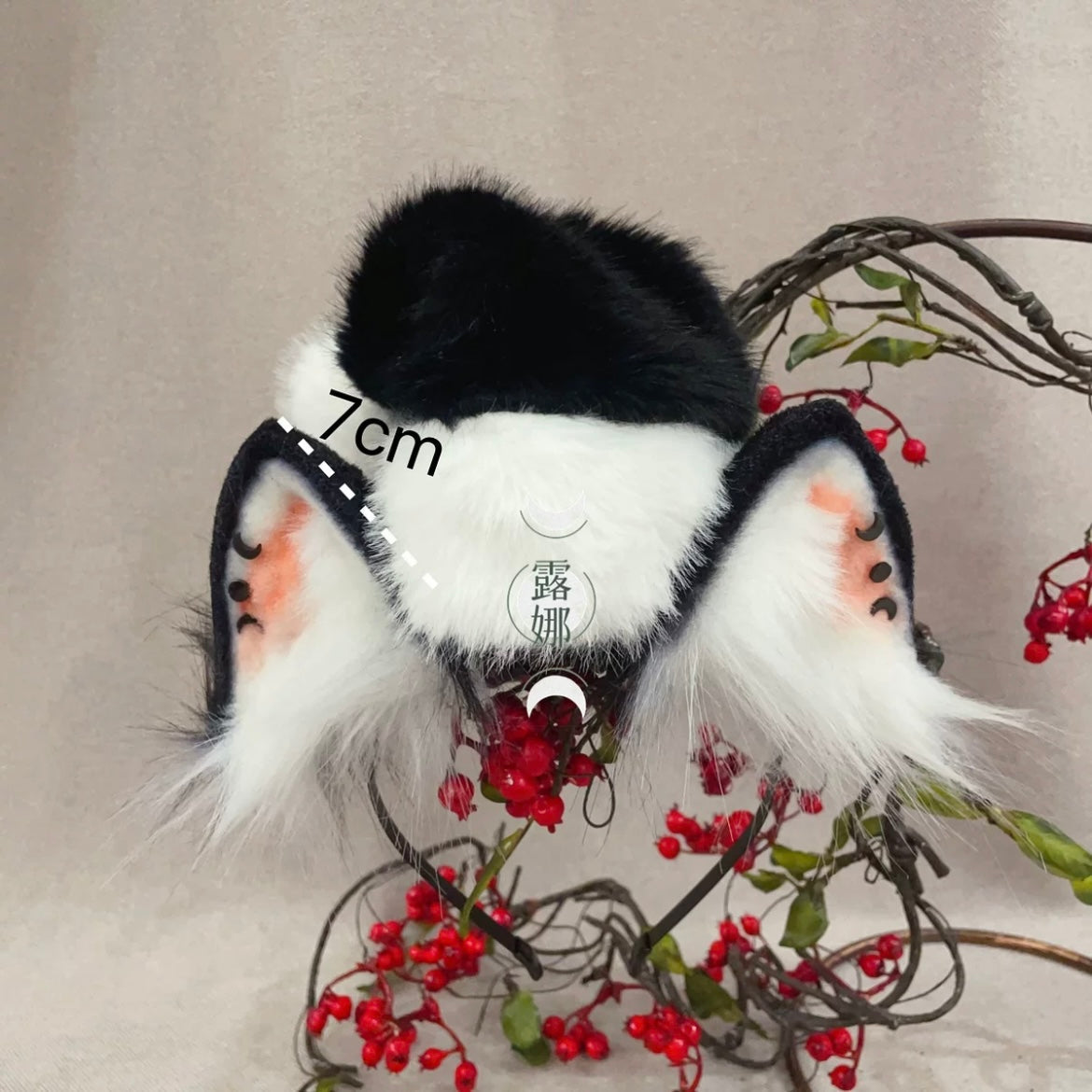 Animal ears tail claws Christmas rabbit elk rainbow cat