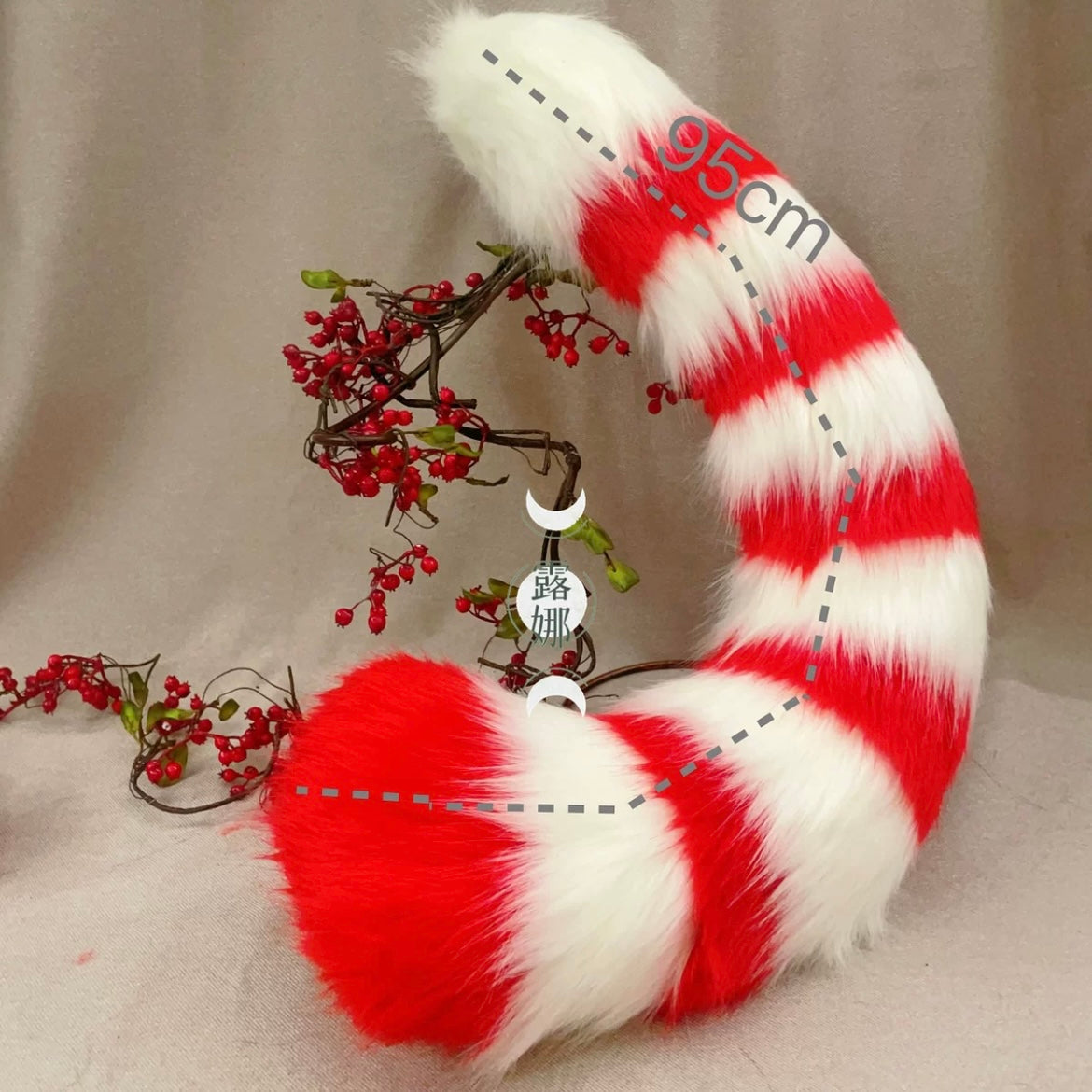 Animal ears tail claws Christmas rabbit elk rainbow cat