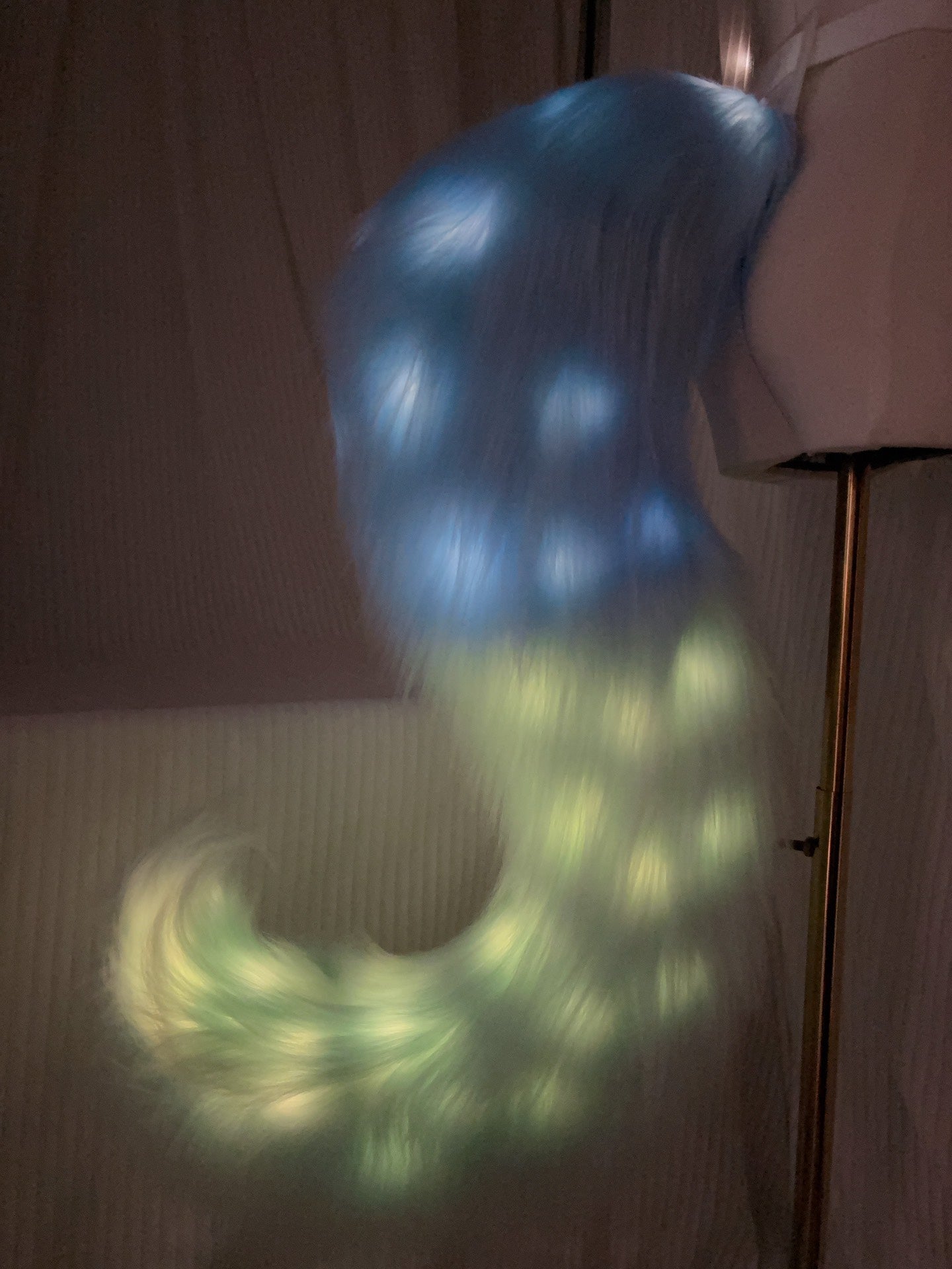 Glowing furry tail