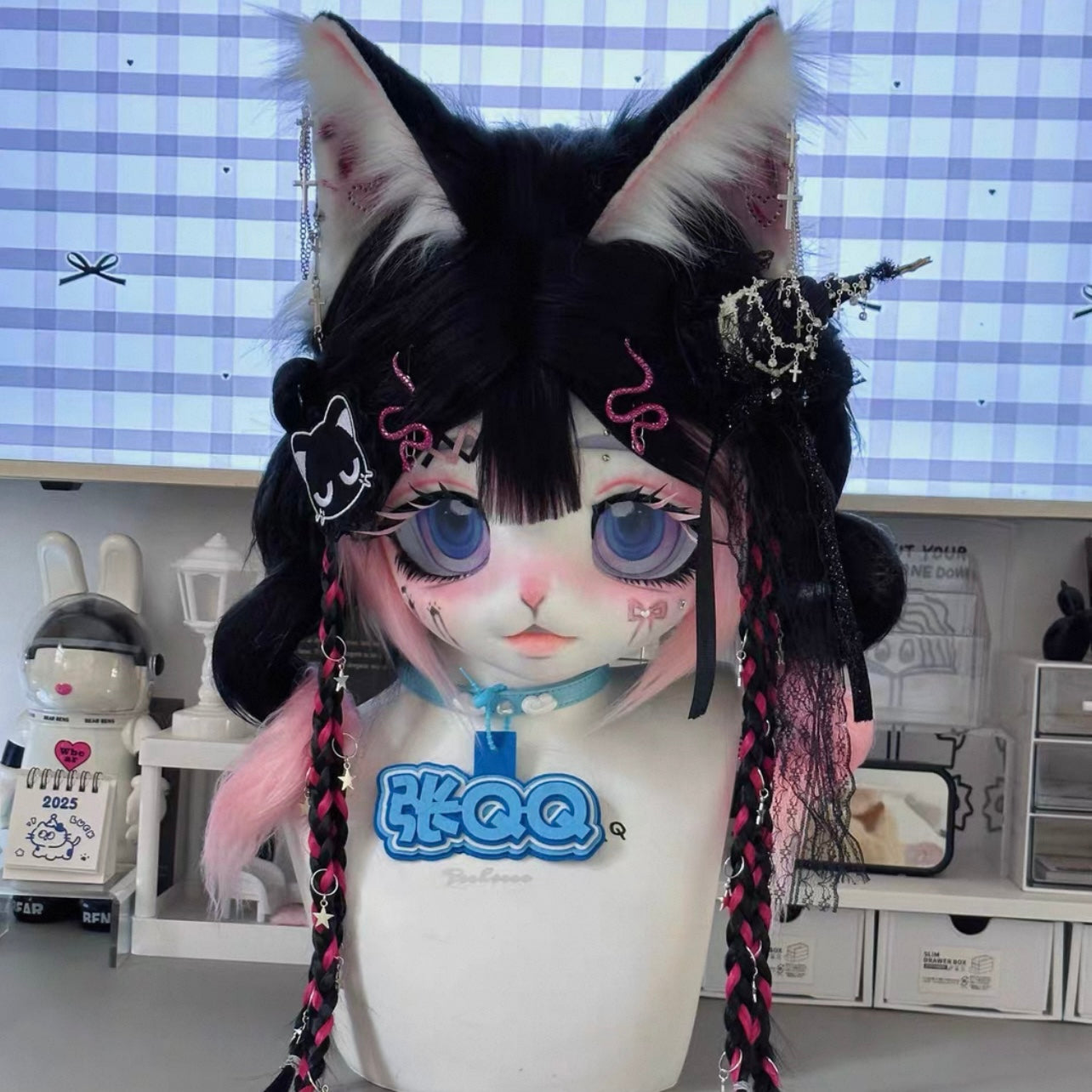 Light Yabby Style Kig Head Fursuit