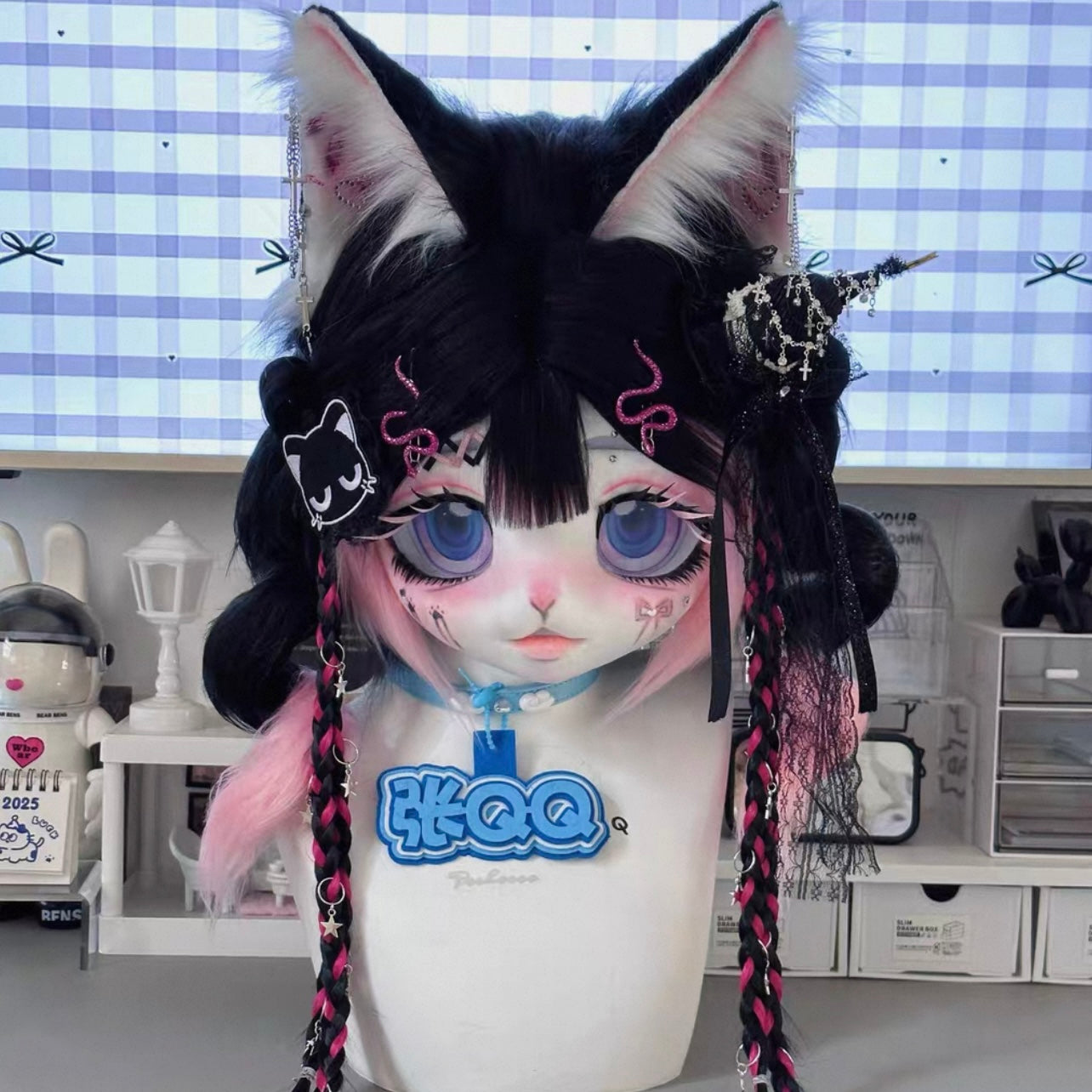 Light Yabby Style Kig Head Fursuit