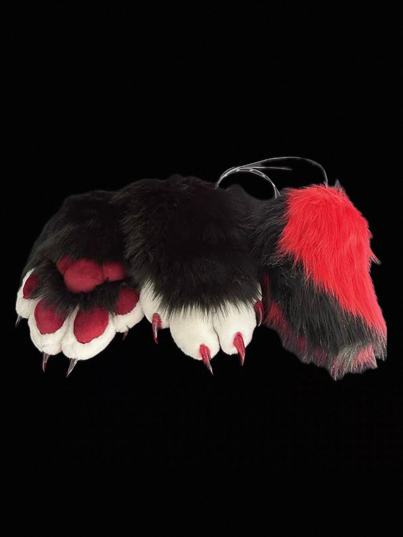 Brown Scarlet-Eyes Head Fursuit (Gift Handpaws+Tail)