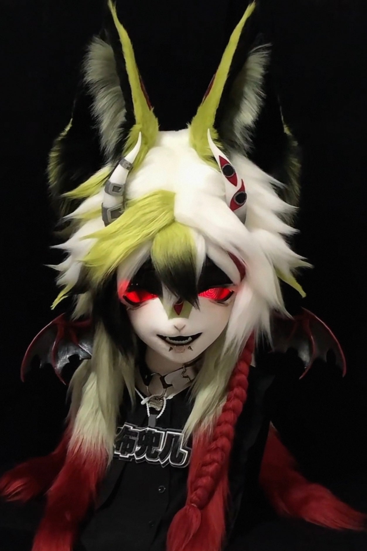Glowing-Eyes Kig Head Fursuit